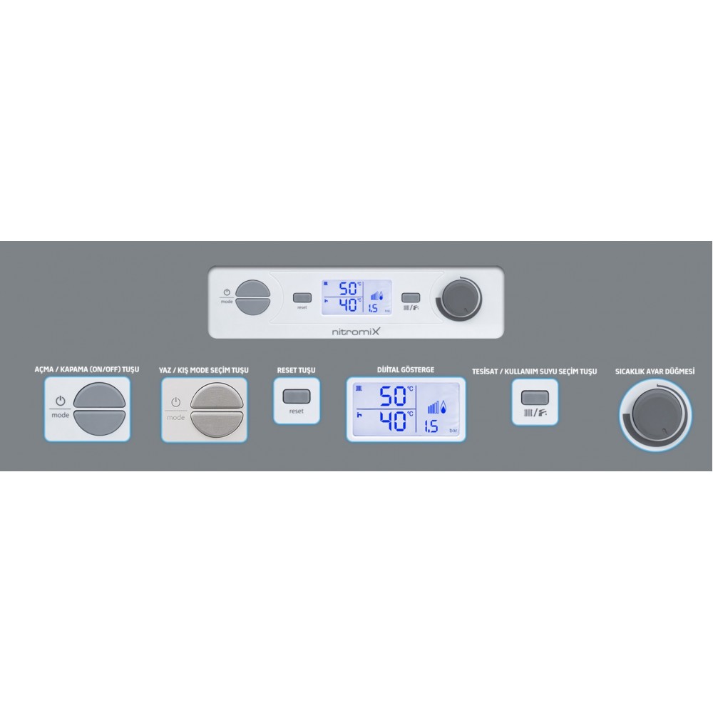 Demirdöküm Nitromix P28 Yoğuşmalı Kombi Demirdöküm Nitromix P28 Yoğuşmalı Kombi